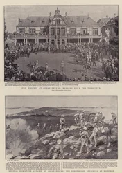Lord Roberts in Johannesburg, das Herunterholen der Vierkleur, General Hamiltons Vormarsch auf Johannesburg, die Derbyshires greifen bei Doornkop an